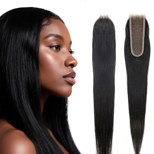 14 Inch 2x6 HD Lace Closure - Straight Virgin Human Hair with Bleached Knots