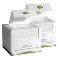 Disposable Face Towels ? 100 Count (2 x 50 Boxes) XL 10¡±x12¡± Biodegradable Dry Wipes | Ultra Soft, Lint-Free, Dual-Texture Face Cloths | Chemical-Free, Fragrance-Free Facial Towels for Sensitive Skin