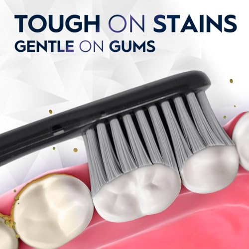 Extra Soft Toothbrush Pack of 8 - Gentle on Gums, Tough on Plaque, Whitening