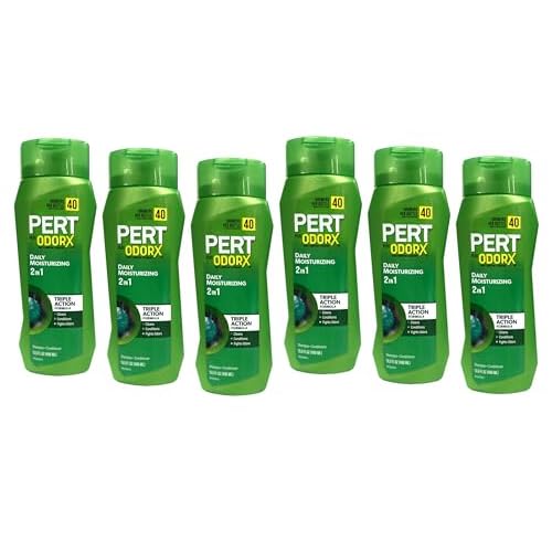 Pert Plus 2-in-1 Shampoo Plus Conditioner, Normal Hair 13.50 oz (Pack of 6)