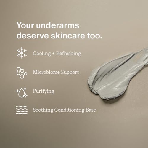 Clarifying Underarm Clay Mask with Charcoal - Natural Deodorant & Skin Care