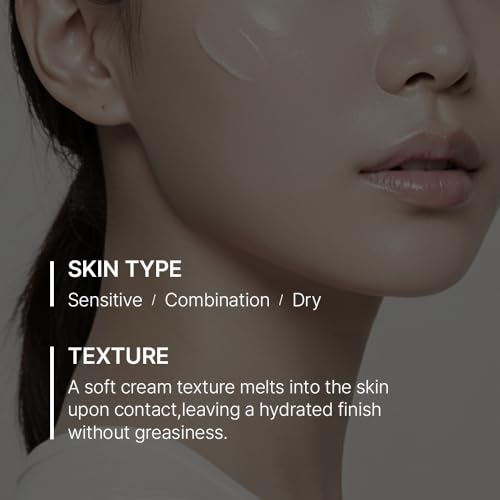 D¡¯AMU Silk Protein Face Cream ? Lifting & Hydrating Moisturizer with Vita 5X, Chickpea Protein & Peptides ? Non-Sticky, Non-Greasy, Slow Aging Korean Skincare ? 1.69 fl.oz.