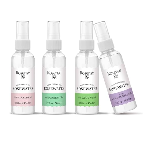 Rosense Rose Water Discovery Set- Rose Water Selection 1.7oz | 4 Pack