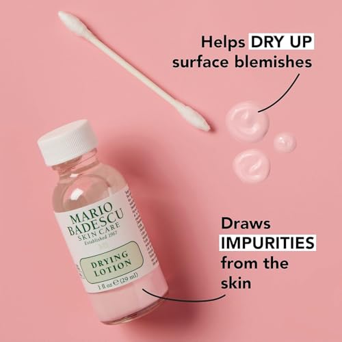 Mario Badescu Drying Lotion & Repairing HOCl Facial Spray Bundle | Blemish Spot Treatment Lotion with Salicylic Acid & Sulfur + Facial Spray That Soothes, Hydrates, & Reduces Redness | Non-Irritating