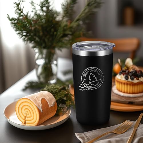 20 Pack Stainless Steel Travel Tumblers 20oz with Lids & Straws - Insulated Coffee Mugs for Gifts