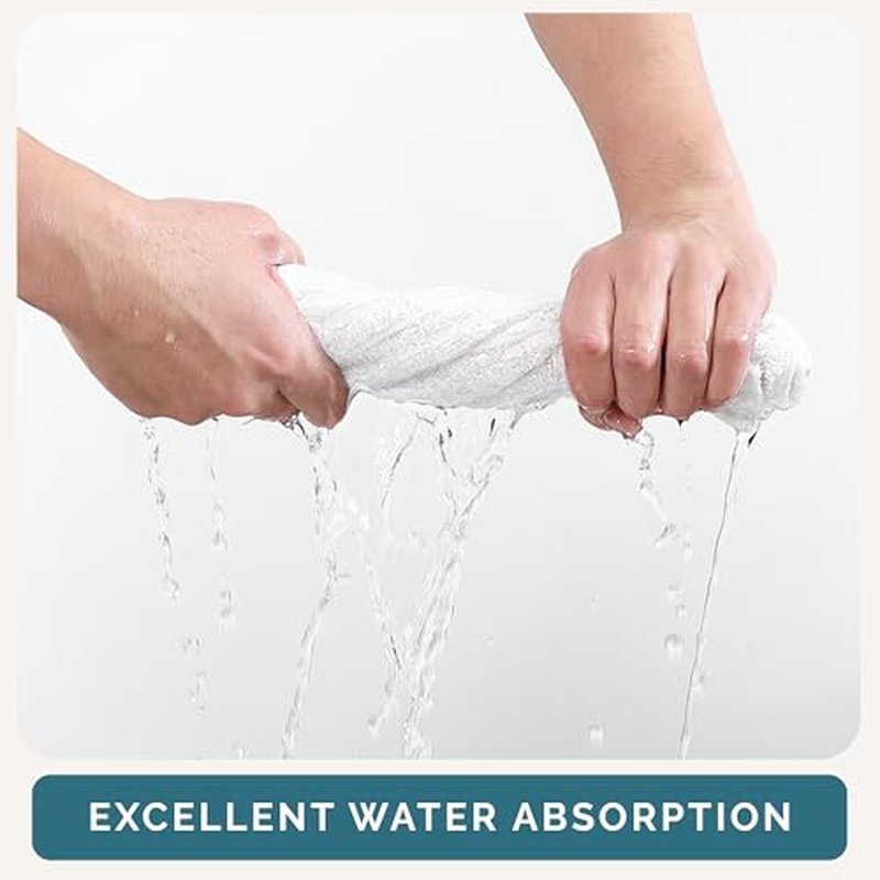 Casa Platino White Washcloths 12 Pack - 13x13 inches - 100% Cotton - Premium Quality Wash Cloths for Bathroom - Well Stitched, Soft & Highly Absorbent Washcloths Set - Ideal for Hotel, Spa & Salons