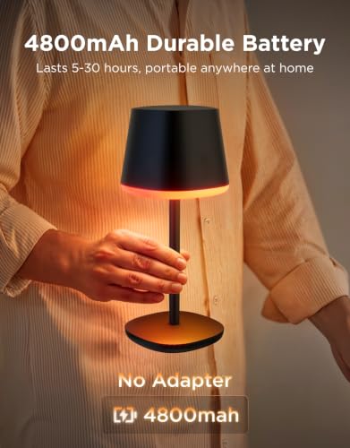 Rechargeable RGBIC Desk Lamp with App Control & 2700K–6500K White Light
