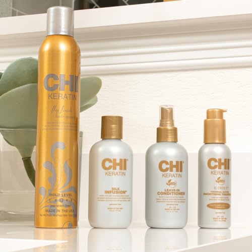 CHI Keratin Silk Infusion Hair Serum - Hydrating & Strengthening, 6 Fl Oz (Pack of 1)