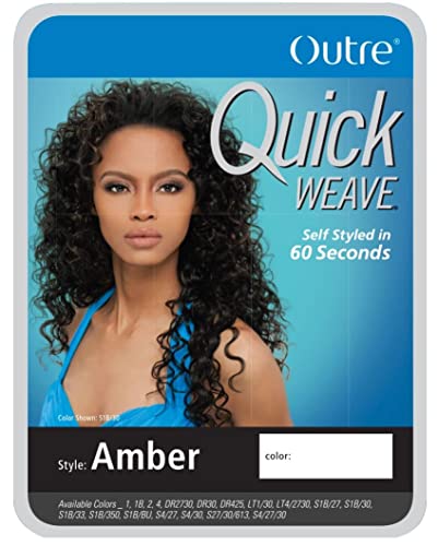 Outre Amber Synthetic Half Wig - Quick Weave Style S1B/30