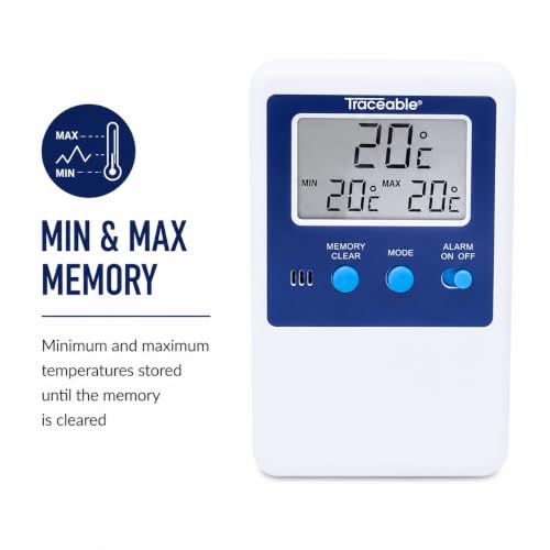 Traceable Bottle Probe Digital Thermometer with Calibration & NIST Certificate