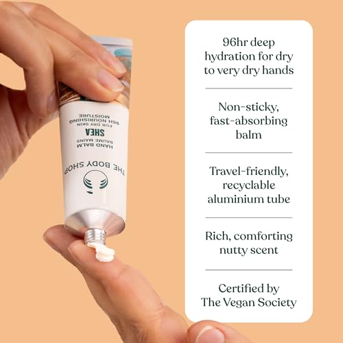 The Body Shop Shea Hand Cream ? Nutty Fragrance, On-the-Go Hydration & Protection ? 1.0 oz