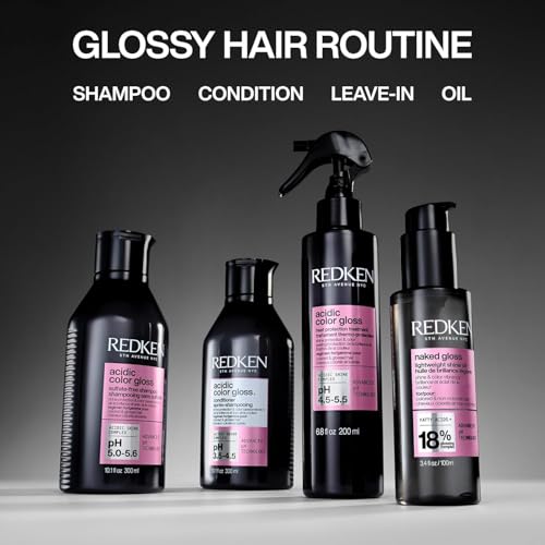 Redken Acidic Color Gloss Sulfate-Free Shampoo 33.8 Fl Oz for Color Protection & Shine