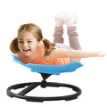 HAPPYMATY Blue Sensory Spinning Chair for Autistic Kids - Sit and Spin Toy, Balance & Motor Skills Development