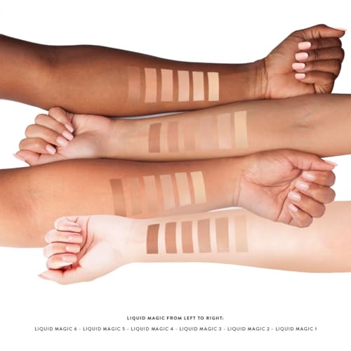 Liquid Magic Concealer Natural Light 1 Count - Full Coverage Under Eye & Blemish Concealer