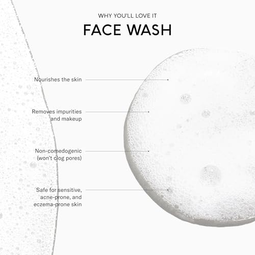 SEEN Fragrance-Free Face Wash - Non-Comedogenic, Gentle Acne & Eczema Skin Cleanser