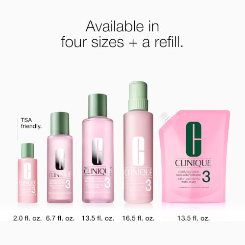 Clinique Clarifying Toner for Exfoliating Face Skin Care - 1.0 to 4 Formulas