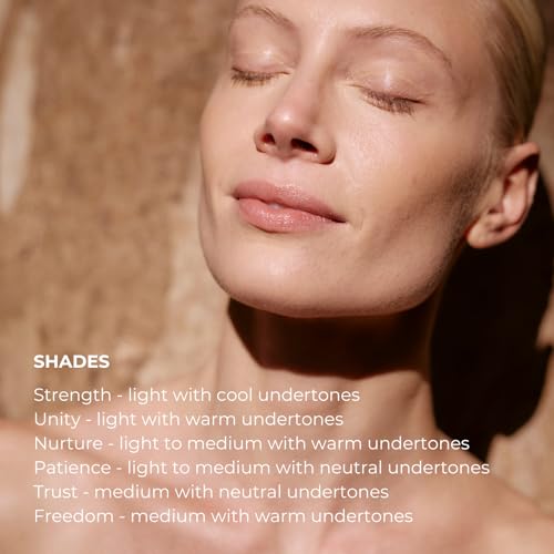 INIKA Organic Buildable Baked Mineral Foundation Compact Powder - Lightweight, Breathable Natural Base with Hydrating Squalane and Magnolia Bark Extract - Natural and Vegan Makeup, Nurture, 0.28 oz