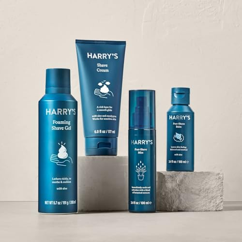Men's Shaving Cream with Eucalyptus - 2 Pack, 3.4 oz each, Smooth & Hydrating