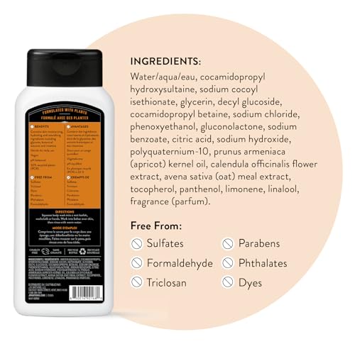 Men's Body Wash with Bergamot & Oak - 18 Fl Oz, Pack of 2 - Hydrating & Nourishing
