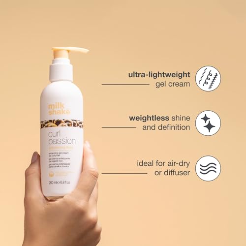 Milk_shake Curl Passion Enhancing Gel Cream for Curly Hair 6.8 Fl Oz