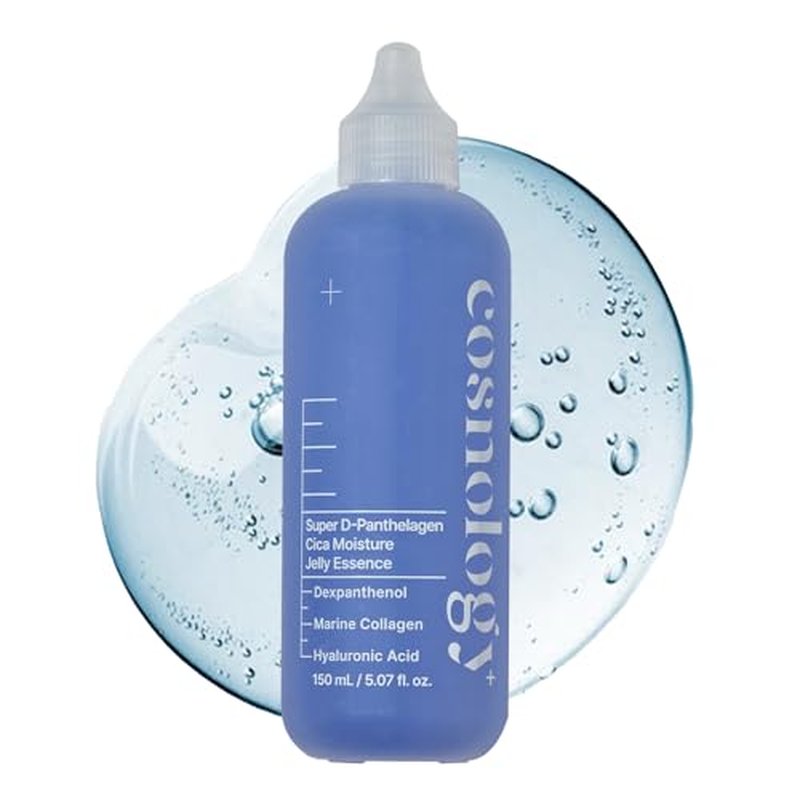 COSNOLOGY 150ml Hydrating & Soothing Moisturizing Essence with Dexpanthenol, Marine Collagen & Hyaluronic Acid ? Nutrient-Rich Tincture Formula| 5.07 fl.oz | K Beauty Skincare