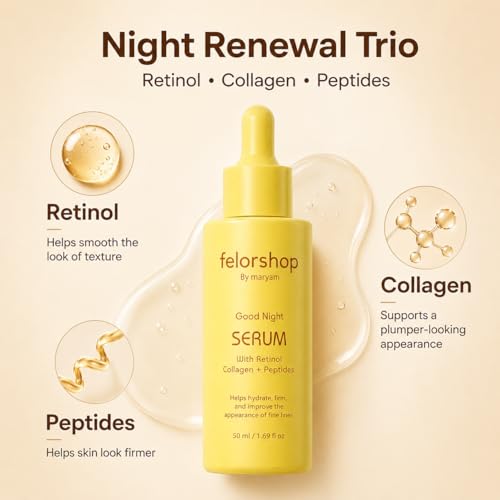 Night Collagen Serum with Retinol, Peptides & Firming Complex - 50ml