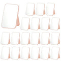 20 Pcs Spa Party Mirrors for Women, Pink Makeup Mirrors with Foldable Stand, Tabletop Vanity Mirrors Bulk, Slumber Birthday Party Favors, Sleepover Accessories, Spa Day Supplies and Gifts