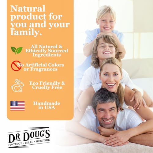 Dr. Doug's Magnesium Balm ? Organic Magnesium Lotion (8 oz) for Soothing Muscle & Nerve Relief with Organic Peppermint & Lavender Scent ? Apply to Legs, Arms, Chest | Non-Greasy, All-Natural Formula