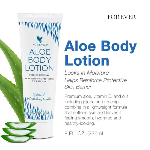 Forever Living Aloe Body Lotion – Daily Moisturizer with Hyaluronate, 8 fl oz