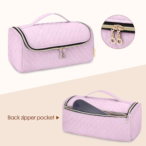 Yarwo Travel Carrying Case Compatible with Dyson Hair Airstrait Straightener and Attachments, Portable Storage Bag for Flat Curling Iron and Hair Tools Accessories, Pink (Patent Pending)