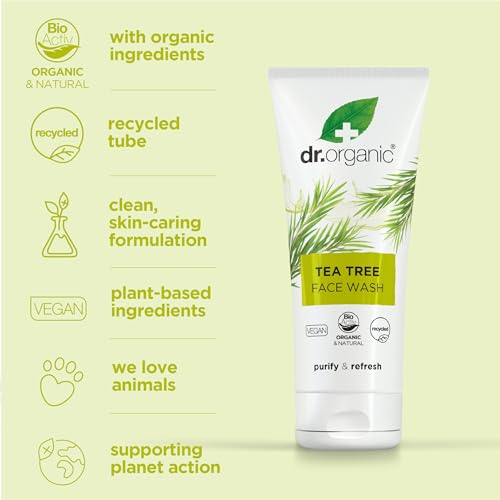 Organic Doctor Tea Tree Face Wash, 6.8 Fluid Ounce