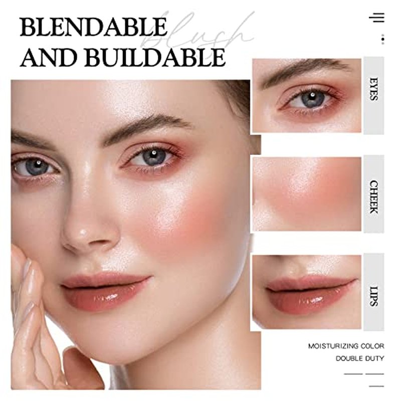 bayfree Cream Blush for Cheeks, Face Makeup, Radiant Finish, Hydrating, Blendable Color & Silk Smoothing Primer Balm for Smooth & Flawless Skin, Long Lasting, Soft Texture, Matte Finish