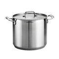 Tramontina Gourmet 12-Quart Stainless Steel Stock Pot with Lid, Induction-Ready