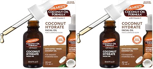 Facial Oil with Coconut Monoi - Luminous Hydration 1 Oz Pack of 2