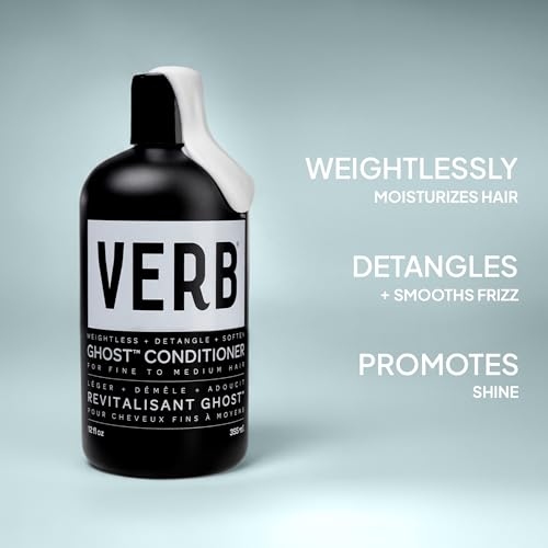 Ghost Shampoo & Conditioner Duo - Weightless Fine Hair Set with Citrus & Violet Scent - Frizz Control & Softness