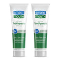 SmartMouth Anti-Cavity Zinc Toothpaste 6 oz Pack of 2 - Fluoride & Enamel Support