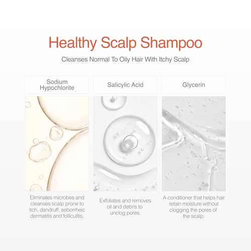 CLn Salicylic Acid Clarifying Anti Dandruff Shampoo 3 oz - Hypoallergenic Hair Care