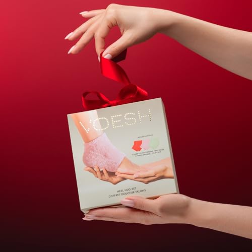 Gel-Lined Heel Socks Set for Cracked Heel Hydration and Repair - 3 Pairs