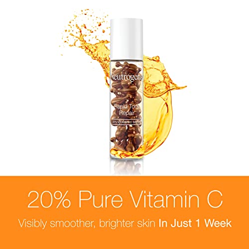 Vitamin C Brightening Serum Capsules for Dark Spots - 30 Count