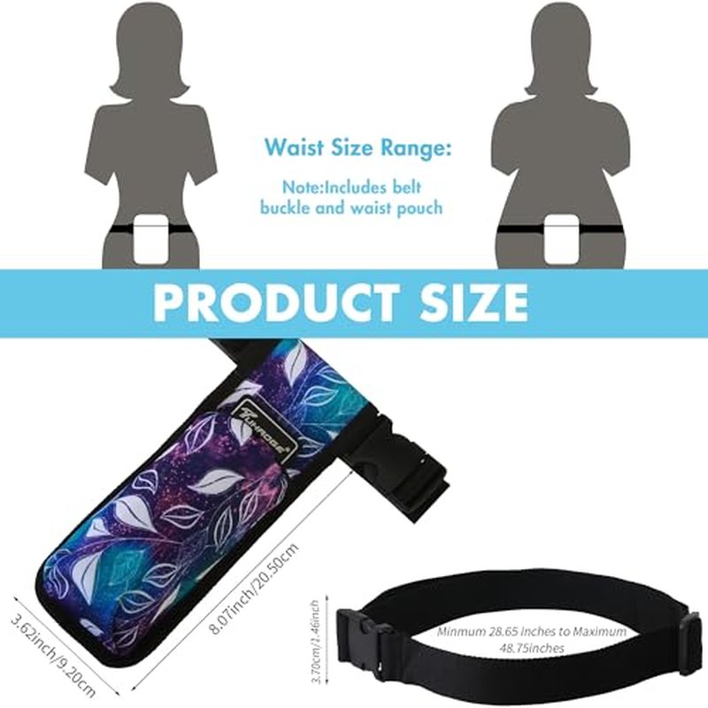 Massage Oil Lotion Bottle Holster Hands Free Adjustable Waist Strap Secure Universal Fit for Massage Therapists,Bag Only,Not Bottle Included(Dreamy Purple)