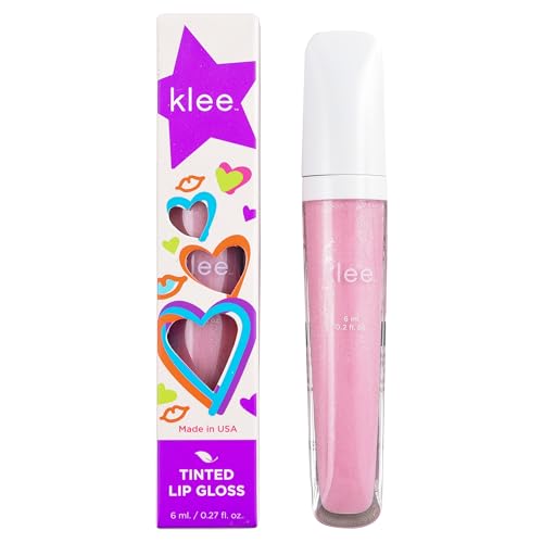 Kids Lip Gloss Bundle - Non-Toxic, Natural Tint, Shea & Vitamin E, 2 Colors