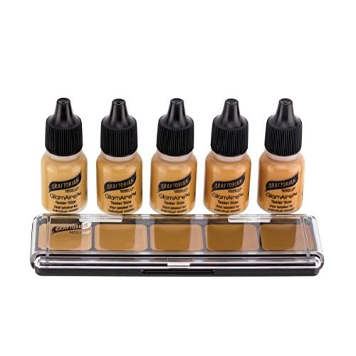 Graftobian HD Sampler Pack - Creme and Airbrush Foundation (Warm #2)