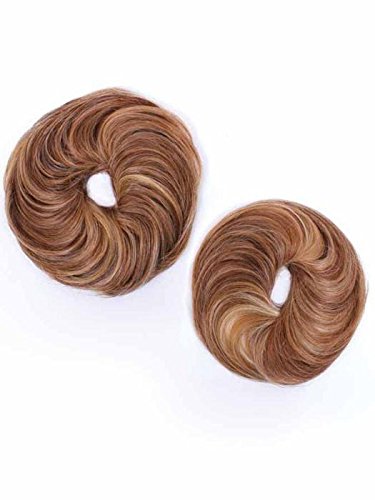 Color R14/88H Golden Wheat Hair Wrap Duo Pack - Heat-Friendly Synthetic Updo Accessories