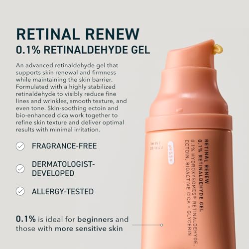 Prequel Skin Retinal Serum 0.1% Retinaldehyde Gel with Ectoin & Cica Oil - Sensitive Skin