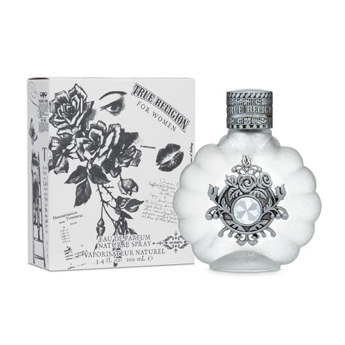 True Religion Eau de Parfum Spray for Women 3.4 Fl Oz - Fresh & Feminine Fragrance