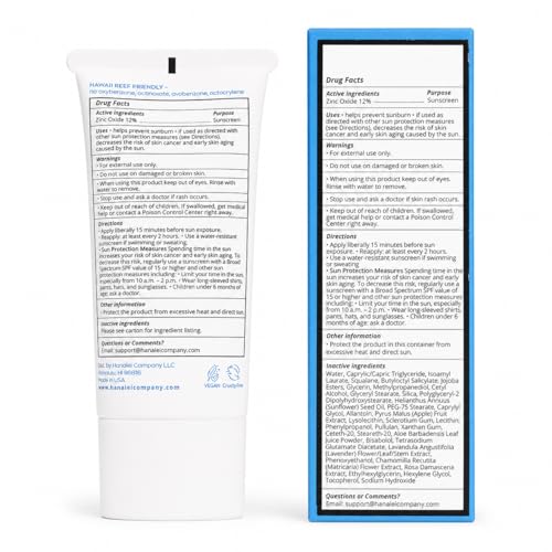 Mineral Sunscreen Face Moisturizer SPF 50+ with Aloe & Glycerin, 1.7 oz