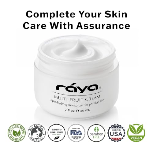 Multi-Fruit AHA Facial Cream for Oily Skin - Hydrating & Exfoliating Treatment