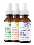 Anti-Aging & Vitamin C Face Serum Pack - 3 x 1 Fl Oz Serums