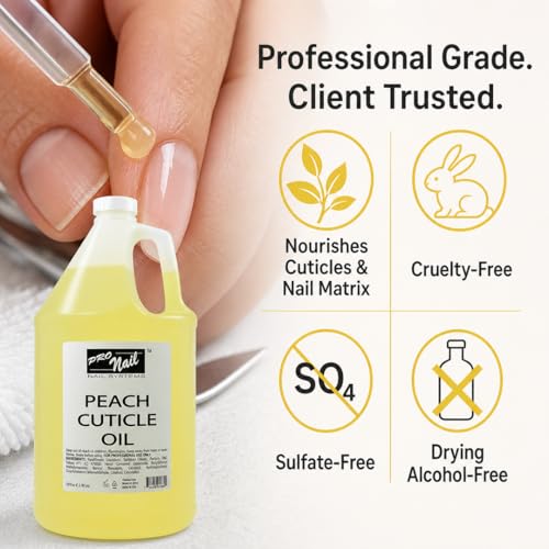 Gallon Nail Cuticle Oil for Manicure & Pedicure - Moisturizing, 128 oz