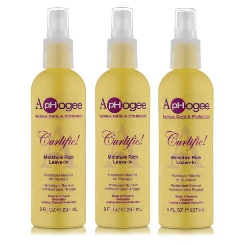 Moisture-Rich Leave-In Conditioner for Curly Hair - 8oz, Pack of 3